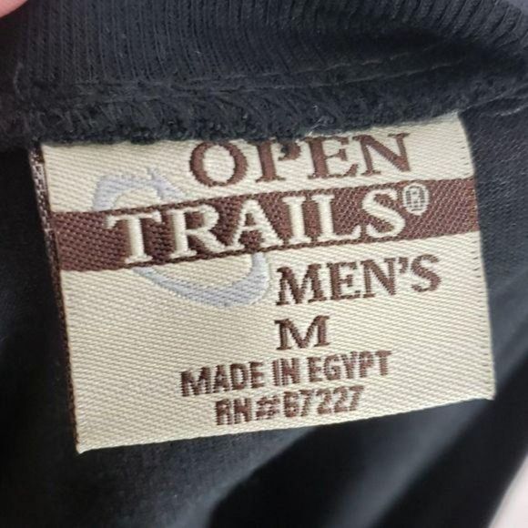 Open Trails Men’s Black Muscle‎ Tank Top Size large - Picture 4 of 4